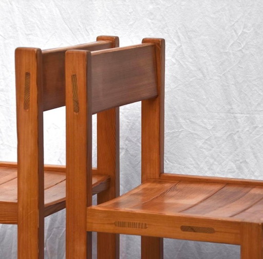 4x Designstuhl Kiefernholz