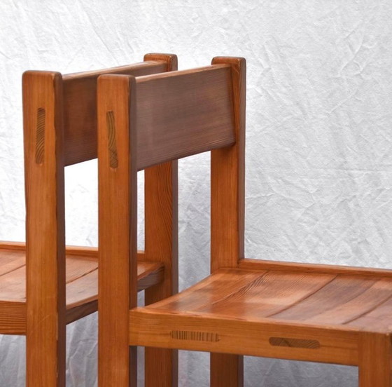 Image 1 of 4x sedia di design in legno di pino