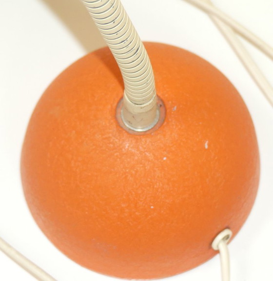 Image 1 of Temde type 21 60s lamp table lamp orange desk lamp gooseneck