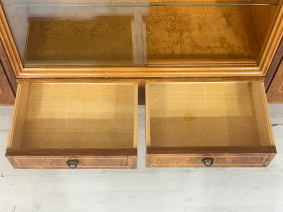 Image 1 of Très beau buffet/vitrine/meuble de rangement vintage