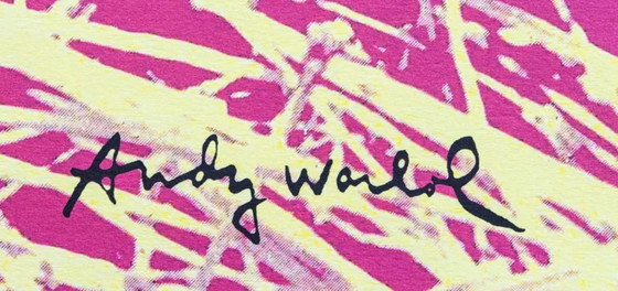 Image 1 of Litografía "Mariposa" del Museo de Arte Carnegie de 1986, inspirada en Andy Warhol