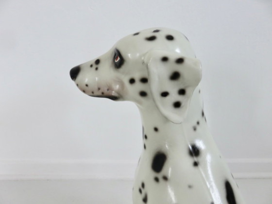 Image 1 of Pezzo di ceramica molto grande raffigurante un dalmata, Italia 1960-1970