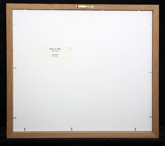 Image 1 of Teuber, Hermann - Parc - Gravure - encadrée - signée à la main