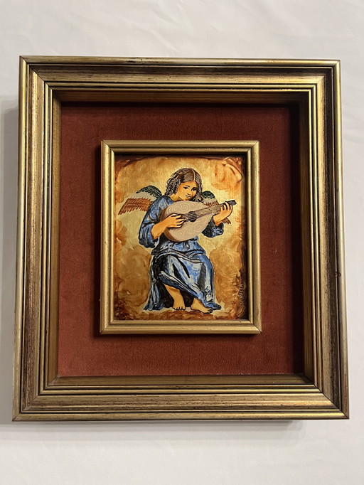 Peinture à la feuille d'or