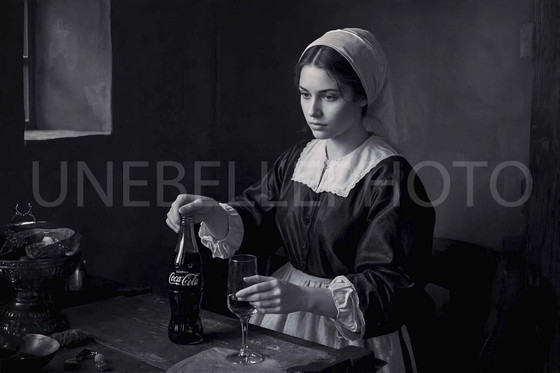 Image 1 of Fotografía impresa en plexiglás / Edición limitada / Estilo Vermeer / Decoración original / Pop art / Art Déco