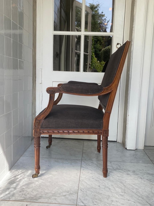 2x fauteuils Louis XVI