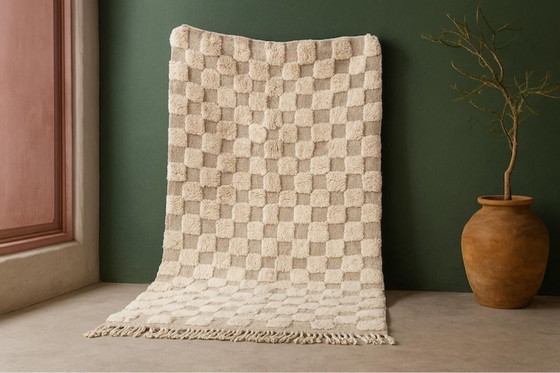 Image 1 of Handgeknüpfter marokkanischer Wollteppich, 300 cm x 150 cm