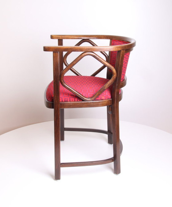 2 Poltrone Thonet Fledermaus originali in legno curvato – Sedie da pranzo, Textile (photo 3 of 5)