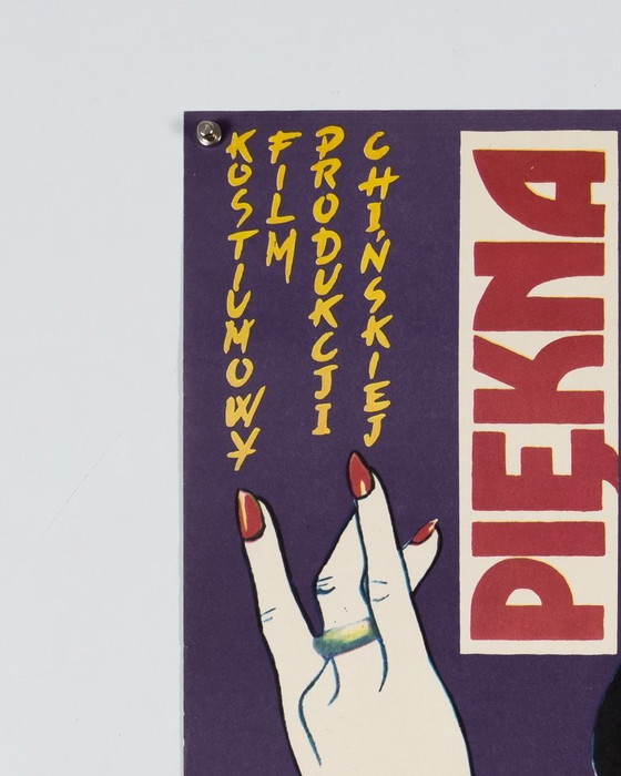 Piekna Kurtyzana – 1984 – Originele vintage filmposter van Goronowicz – Vintage Pools ontwerp – 98x67 cm (photo 6 of 8)