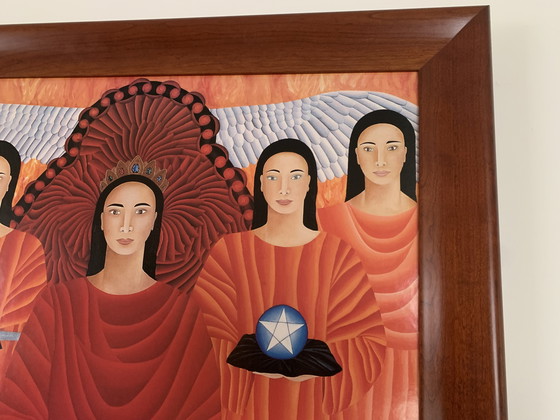 Image 1 of Unique framed art reproduction