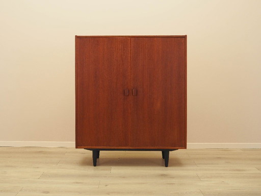 Armario de teca, diseño danés, década de 1970, producción: Dinamarca