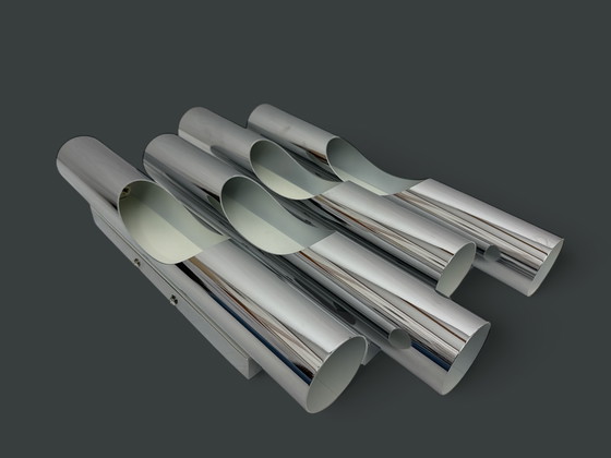 Image 1 of 4x Linea Verdace - Wall light - Tubetto - Chrome