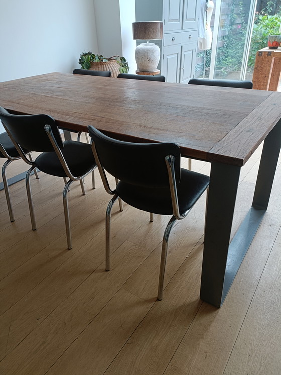 Image 1 of Table de salle à manger d'ambiance