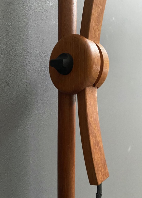 Image 1 of Teak-Wandleuchte von Domus Denmark aus den 1970er Jahren