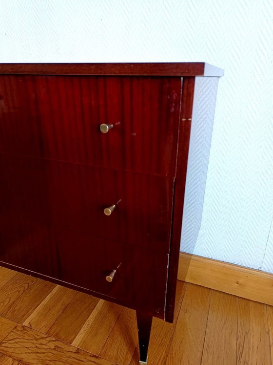 Toeletta/cassettiera vintage in legno laccato degli anni '50 – Cassettiere, Wood (photo 5 of 11)