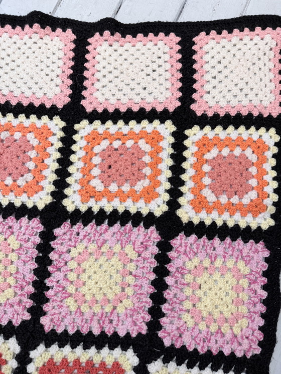 Image 1 of Vintage gehaakte sprei