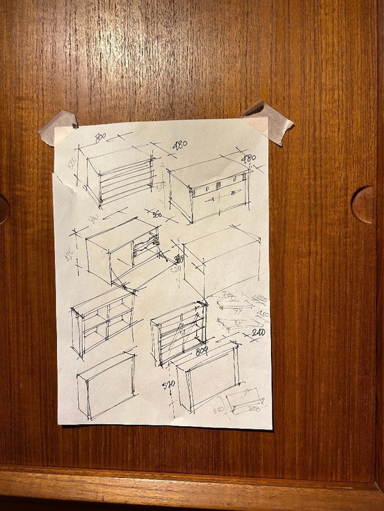 Image 1 of Armario de pared Poul Cadovius Madera de teca, sistema CADO