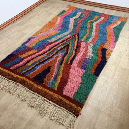 Bunter Berberwollteppich 250/150 – vloerkleden en tapijten, Wool (photo 2 of 6)