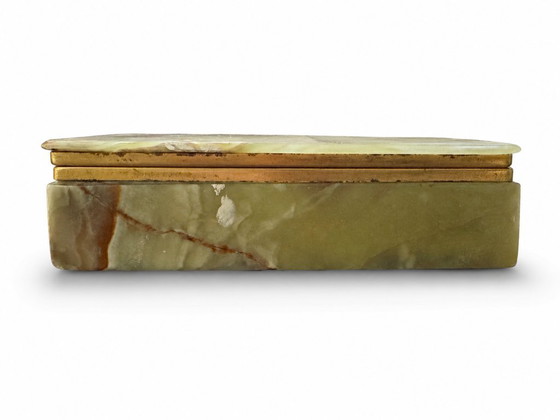 Image 1 of 1960s onyx jewelry box