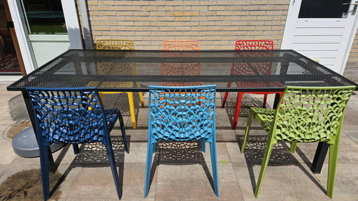 Kettler expanded metal garden table