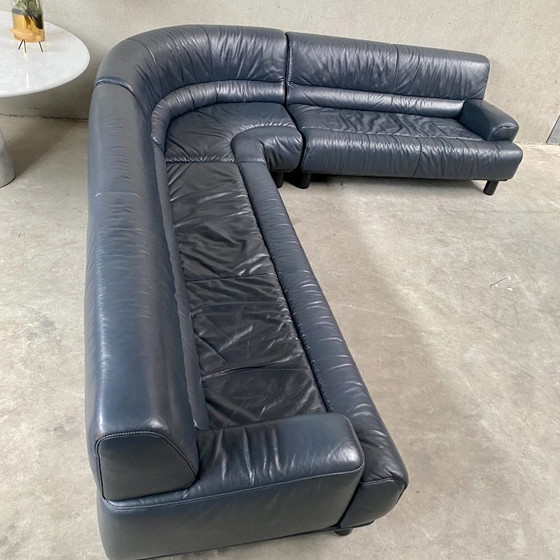 Image 1 of Divano angolare di design in pelle De Sede DS18