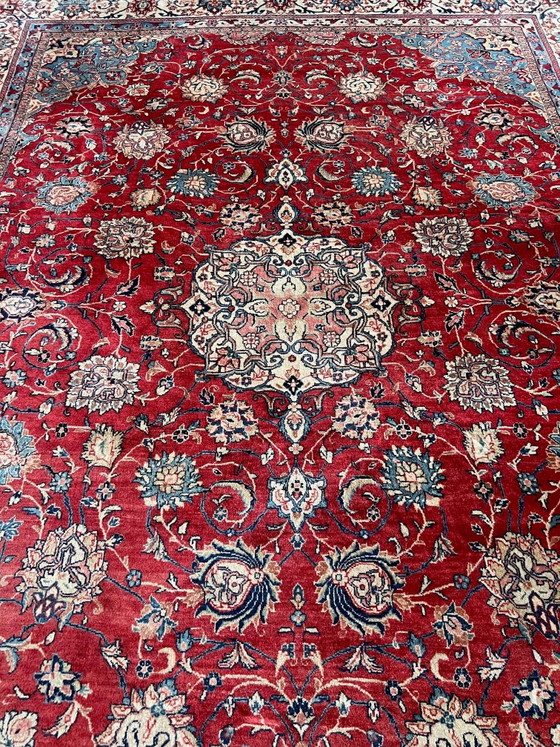 Sarouk Mahal. Grand tapis persan 100% laine, 373x282 cm. – Wool, Cotton (photo 16 of 17)
