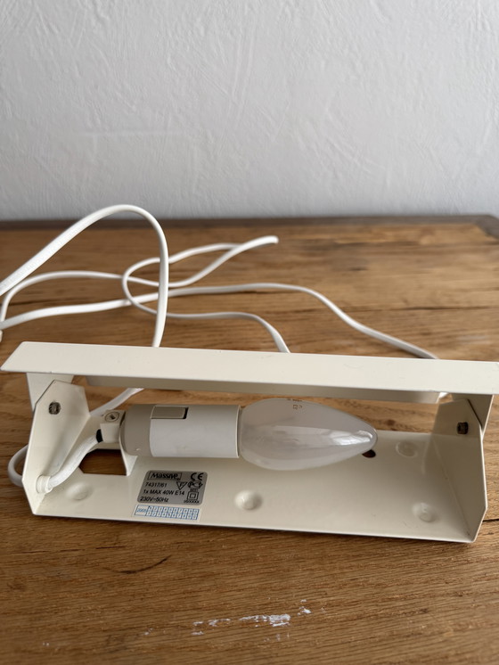 Image 1 of Lampada da parete vintage Philips Massive anni '70/'80 bianca/beige