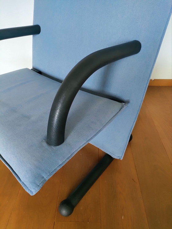 2 sedie modello T Line del marchio italiano Arflex, Poltrone, Metallo, Tessile, Nero (foto 4 di 7)