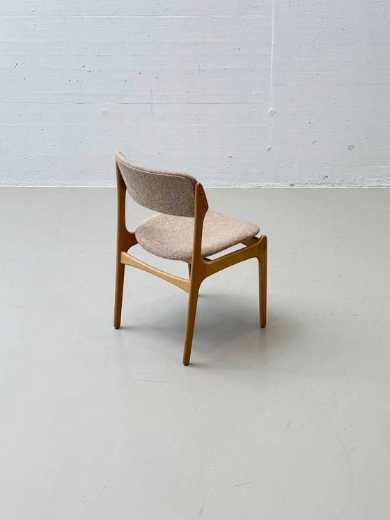 Image 1 of Set de 6 chaises modèle No.49 d'Erik Buch pour O.D. Møbler A-S au Danemark, années 1960