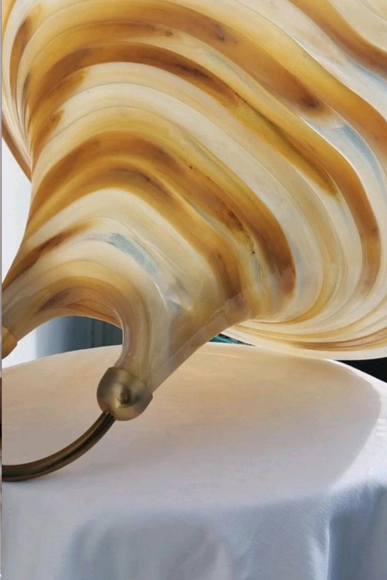 XXL Space Age hanglamp (64 cm) – Acryl – Verzamelobject uit de jaren 70, Mid Century – Hanglampen, Metal (photo 8 of 8)