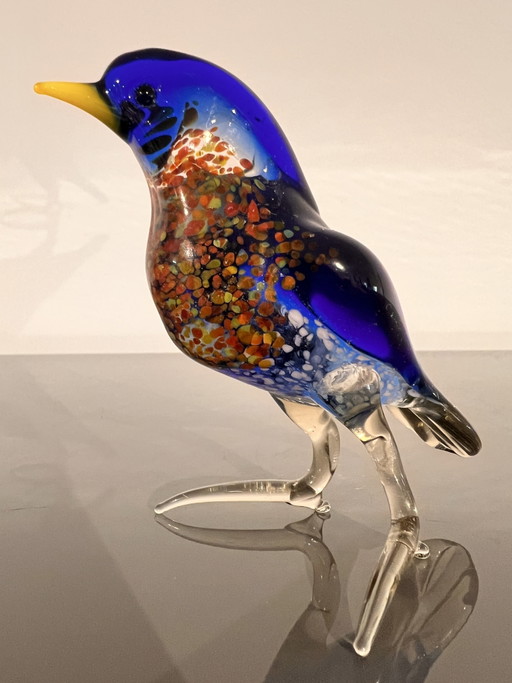 Arte en vidrio, pájaro