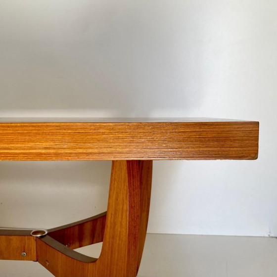 Image 1 of 1X tavolino da divano in legno grande in stile moderno italiano di metà secolo