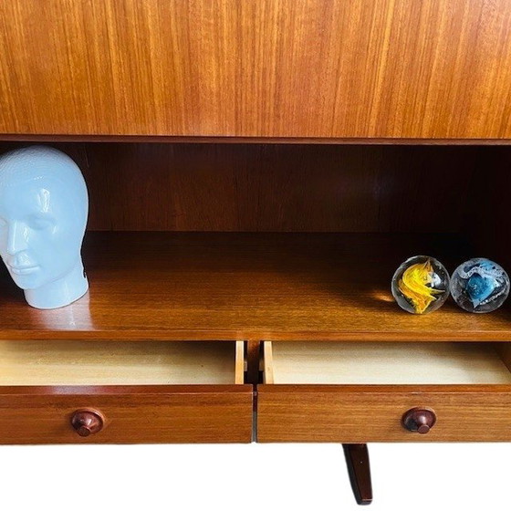 Image 1 of Mid-century Topform Danish design highboard cabinet vintage sideboard 1960's