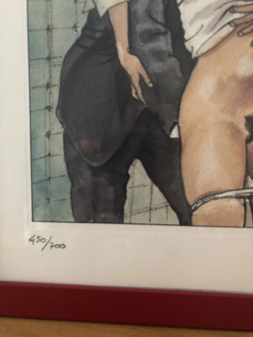 Impression signée Milo Manara
