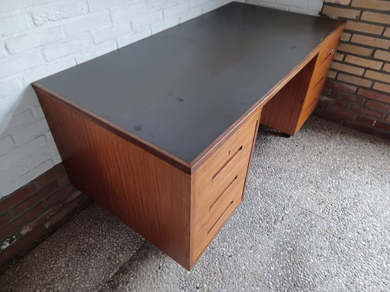 Bureau plat, années 60/70 – Bureaux, Wood (photo 6 of 7)
