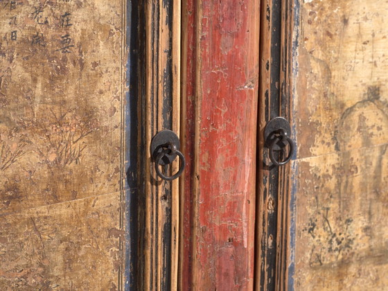 Credenza antica dipinta in olmo – Cina, circa 1950 – Credenze, Iron (photo 13 of 40)