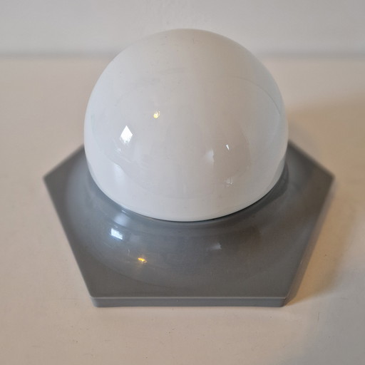 Massive Jaren 70 Hexagram Vintage plafonniere wandlamp