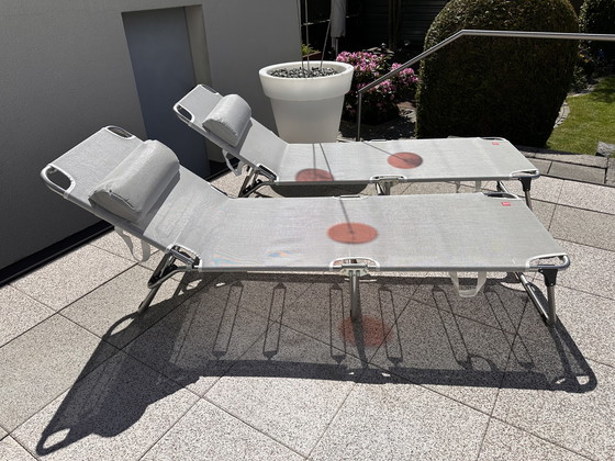 Image 1 of FIAM ligstoel, ontworpen door Francesco Favagrossa