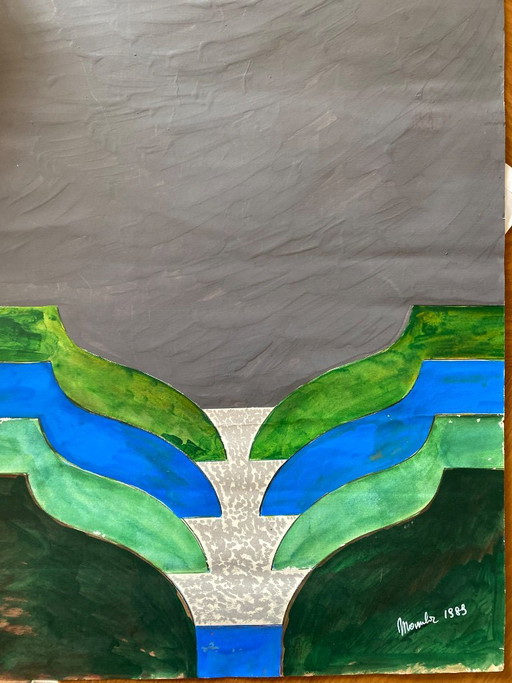 Senza titolo (Paesaggio più profondo) 1989