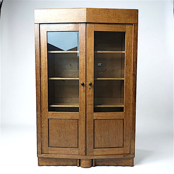 Image 1 of Boekenkast Art Deco Amsterdamse School kast