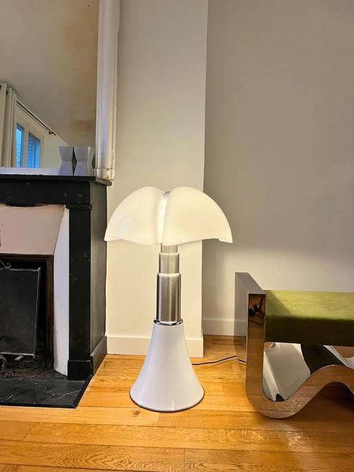 Lampada grande Pipistrello 620 di Gae Aulenti – Bianco (Bianco) – New Old Stock