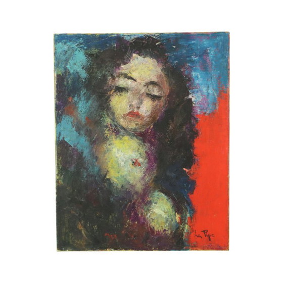 Image 1 of Pintura abstracta de mujer desnuda