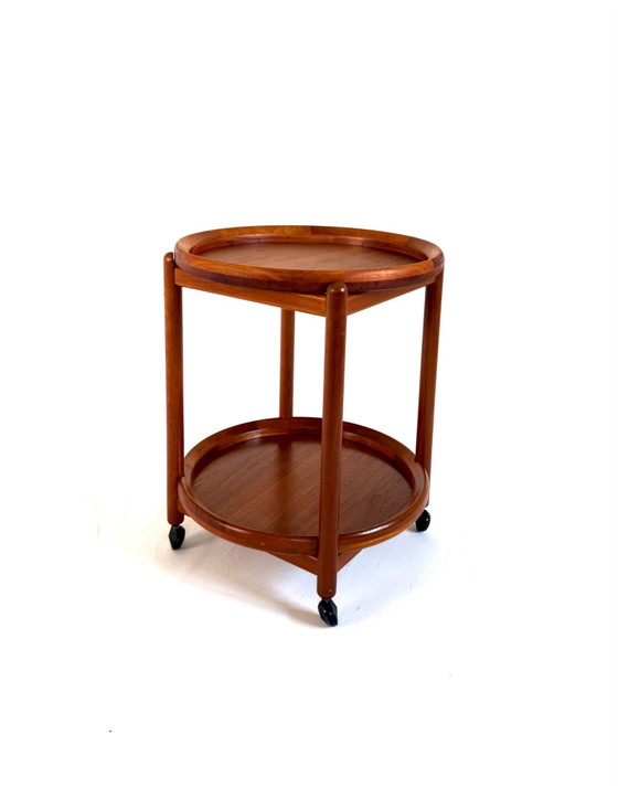 Carrello bar vintage in teak, Hans Bølling, Salin Nyborg ‘60 – Carrelli bar, Legno, Metallo (photo 9 of 10)