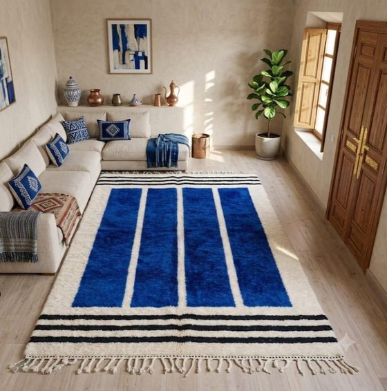 Marokkaans Atlas-tapijt – Uniek handgemaakt exemplaar 250cm x 200cm – Vloerkleden en tapijten, Cotton (photo 7 of 8)