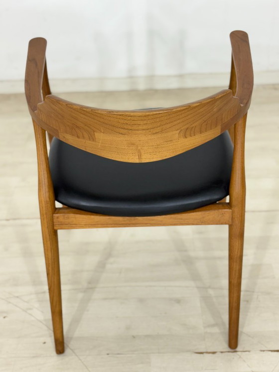 High-quality Danish style armchair / retro living room chair / chair / retro vintage dining room chair (photo 8 of 9)