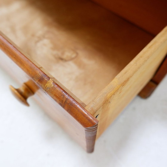 Image 1 of Vintage ladekast met 6 laden van massief grenenhout - jaren 70