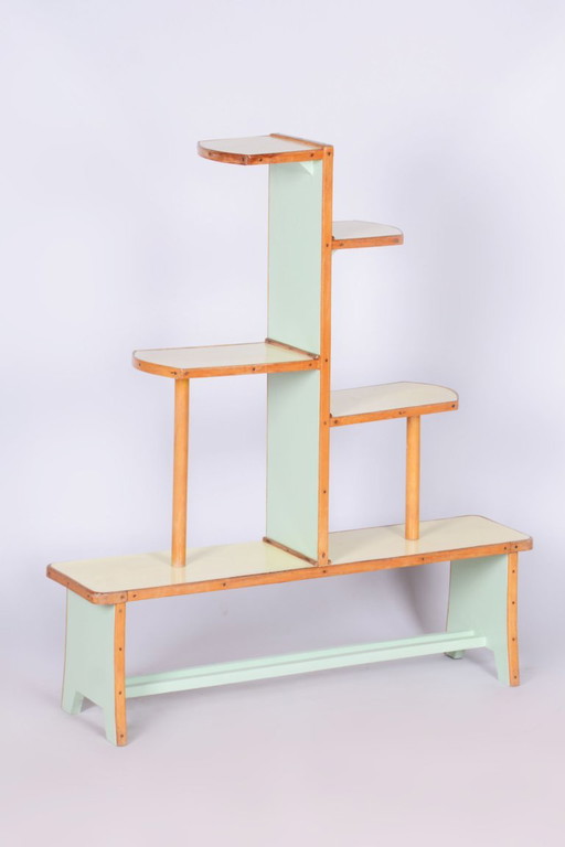Artdeco Étagère restaurato, Faggio, Umakart, Repubblica Ceca, anni '30 – wandrek, Wood