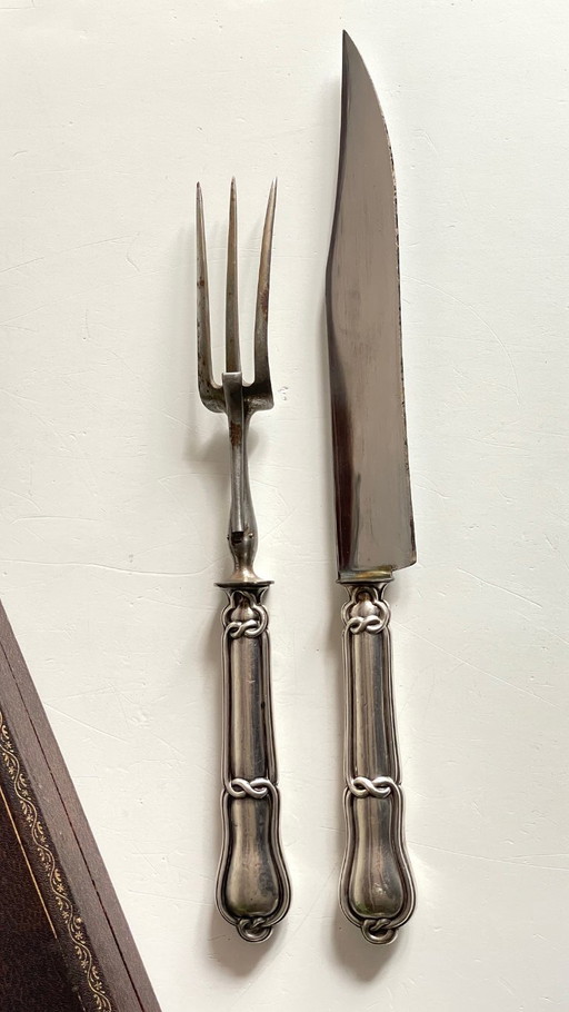 COUVERTS à Viande Argent et Métal argenté PARIS France