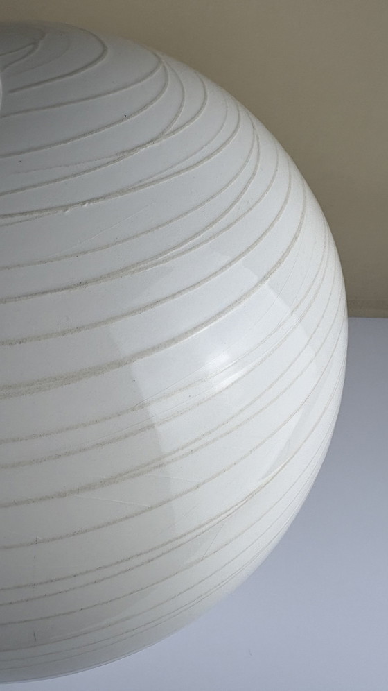 Image 1 of Ikea design large ceramic round floor spherical vase sand cream
