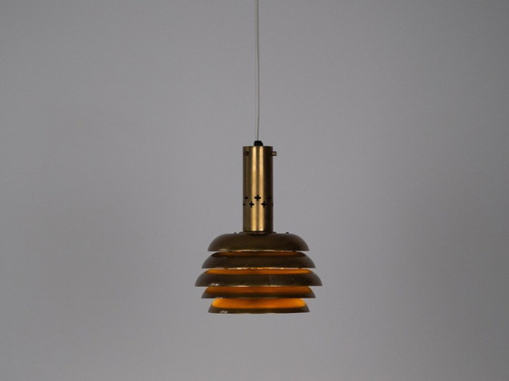Image 1 of Paire de deux suspensions suédoises vintage attribuées à Hans-Agne Jakobsson